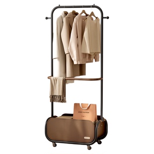 衣架落地卧室2025新款不占空间挂衣次净衣服置物架玄关移动衣帽架
