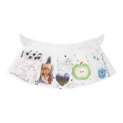 创意青苹果印花y2k屁帘女春夏