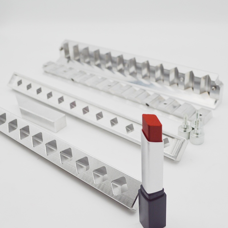 方形口红模具 四边形口红唇膏灌装铝模具 跨境工厂来样定制模具