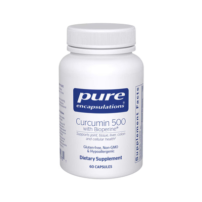 美国原装 Pure Encapsulations Curcumin 500 姜黄素胡椒碱组合物