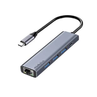 联想ThinkPlus网线转接口usb转网口拓展千兆笔记本网线接口转接器
