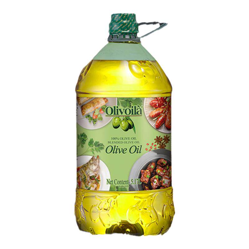 欧丽薇兰橄榄油5.17L官方正品油橄榄olivoila家用食用油健身烹饪