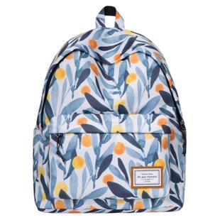 Mrace Homme原创印花双肩包女学生韩版书包大容量背包旅行电脑包