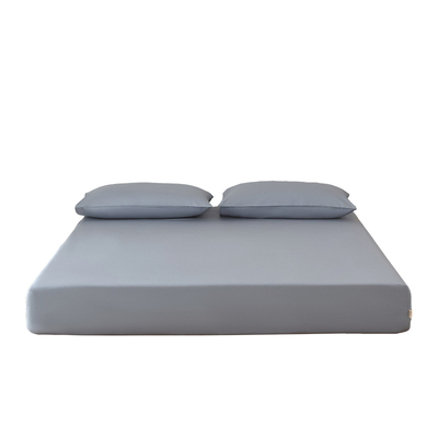 乐优家A类全棉枕套100纯棉纯色简约枕芯内胆套48×74枕头套一对装