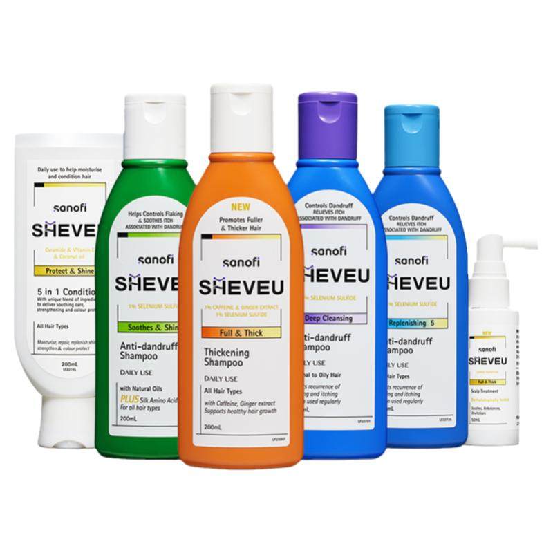 【蜜蜂心愿社】二硫化硒去屑控油蓬松高颅顶澳洲SHEVEU赛逸洗发水