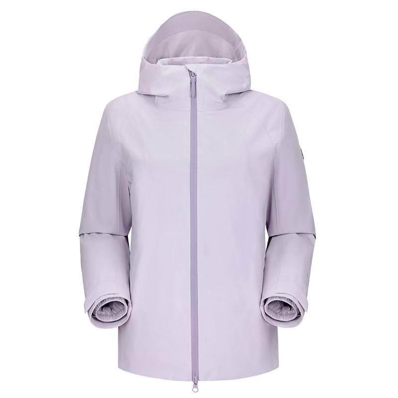 【鹅绒内胆】骆驼旅行家鹅绒冲锋衣女三合一羽绒服防水登山服外套
