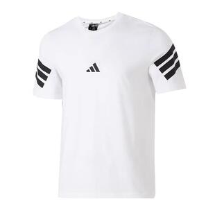 Adidas阿迪达斯男装2025夏季新款M FI 3S REG T休闲短袖T恤JD4880