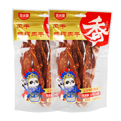 风干鸡肉干鸡胸肉条减低耐嚼卡脂休闲鸡肉条解馋食品零食即食健身