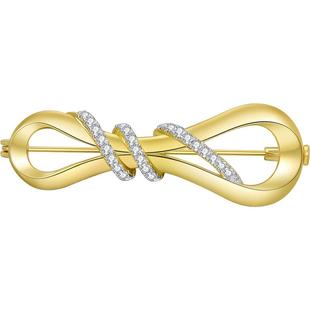 JAY赫本风蝴蝶结胸针高端精致时尚胸花女款2025新款别针衣服配饰