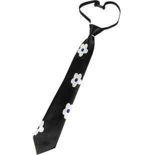 黑色领带女款jk日系领结学院风手打dk衬衫男生制服免打结纯色休闲