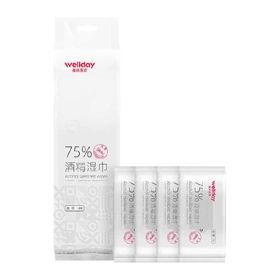 维德医疗75度酒精湿巾抑菌