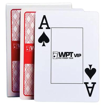 WPT德州塑料扑克牌PVC