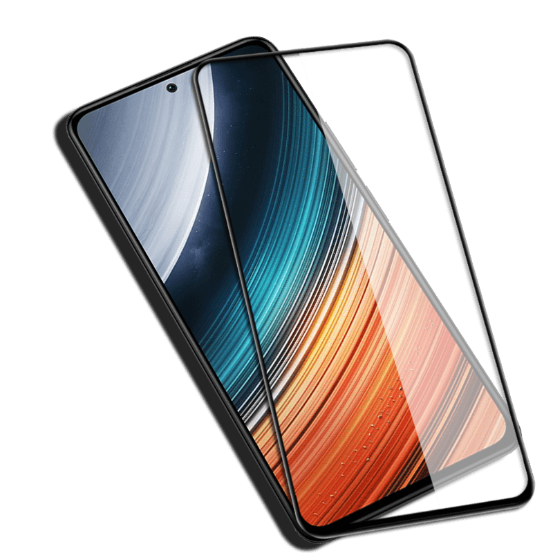 适用红米K40/K40s/K40Pro/K40Pro+黑边钢化膜K40游戏增强版防爆玻璃膜5G手机全屏高清抗指纹护眼防蓝光保护贴