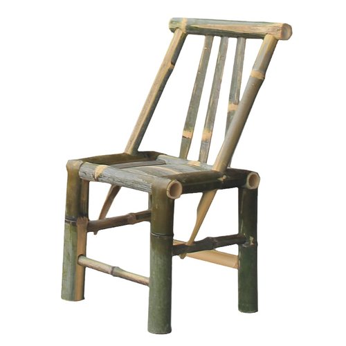 竹椅子靠背椅家用老式竹子椅子手工编织藤椅阳台竹凳子小方凳矮凳