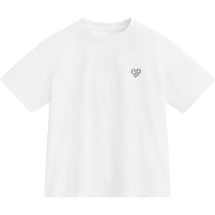 【小冰盾】爱法贝2026夏新款中大童短袖t恤男女童上衣儿童打底衫