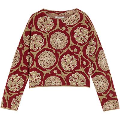 例外小众提花秋季毛衣