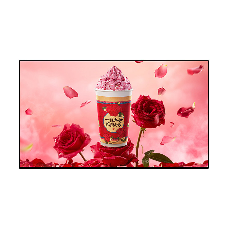 电子菜单菜牌显示屏桌面壁挂广告机广告显示屏高清高亮全面广告屏