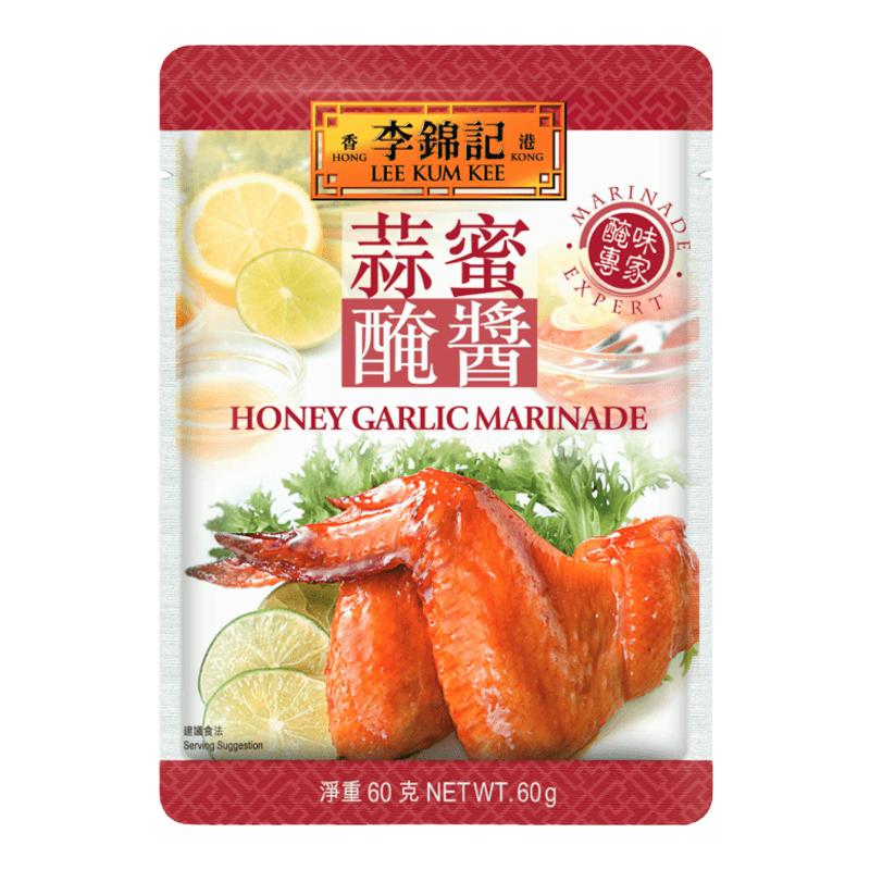 金冠卖家 港版李锦记腌味专家系列酱包 蒜蜜腌酱 调味酱包60g