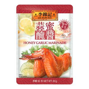 金冠卖家 港版李锦记腌味专家系列酱包 蒜蜜腌酱 调味酱包60g