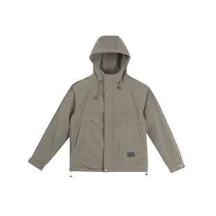 男士夹棉外套秋冬季2025新款潮牌休闲宽松工装风连帽二棉加厚夹克