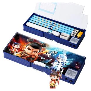 哪吒文具盒男孩款多功能铅笔盒大容量哪咤笔袋男孩2025新款网红爆款学习用品高颜值文具袋儿童笔盒小学生用男