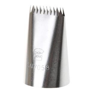 三能双面排花嘴SN7051大中小号裱花嘴SN7052编花篮7053挤花嘴7054