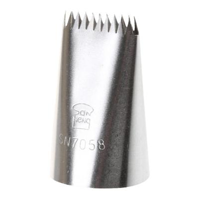三能双面排花嘴SN7051大中小号裱花嘴SN7052编花篮7053挤花嘴7054