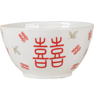 派一摩登家陶瓷喜碗结婚对碗新婚陪嫁碗喜庆礼盒套装送新人伴手礼