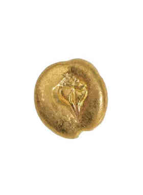 錾刻古法黄金吉言金金豆子隔珠