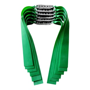 2515锥度孔雀绿户外专用高弹弓扁皮筋暴力耐拉耐寒威力大射程远