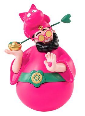 四喜财神爷摆件开业礼品圣诞礼物