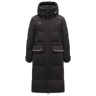 坦博尔极寒鹅绒羽绒服男女同款长款冬季情侣款高倍充绒加厚款外套