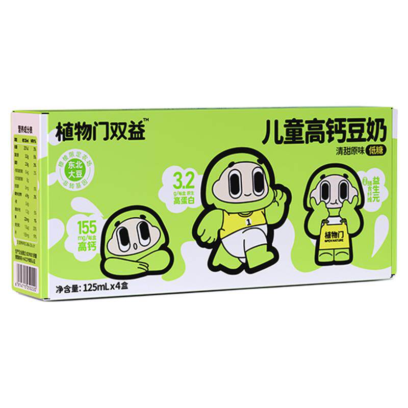 植物门益生元豆奶125ml*4