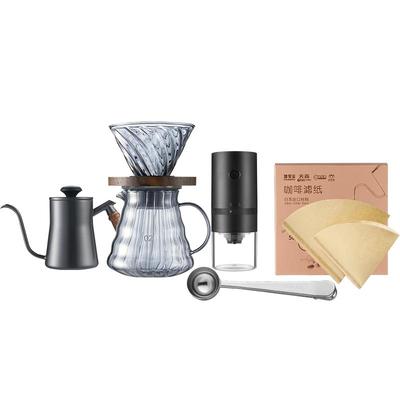 手冲咖啡壶滤杯过滤器一套搞定