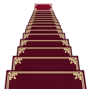 中式楼梯踏步垫免胶自粘家用防滑垫台阶贴欧式实木防滑地毯脚步垫