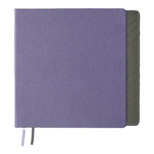 中佳笔记本本子厚本子可平摊正方形高颜值简约ins风大学生考研阅读摘抄本空白内页网格本大号加厚工作记事本