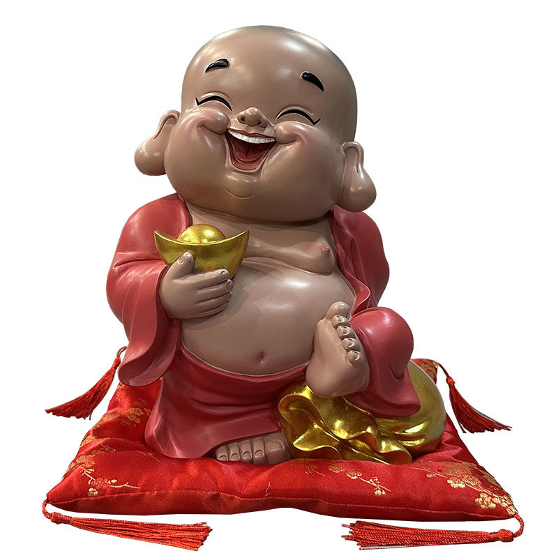 妙工坊开心宝佛弥勒家居装饰摆件