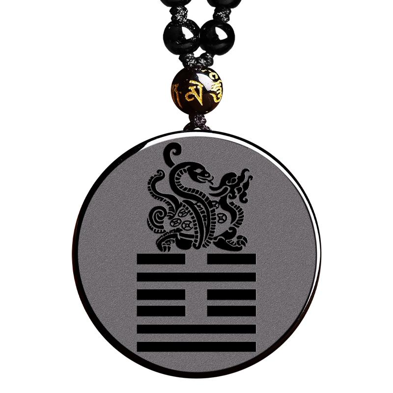 黑曜石玄武吊坠五行属水北方水神