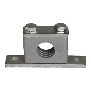 重型铝合金管夹两边带安装孔管夹管卡船用液压管夹子耐高温6-42mm