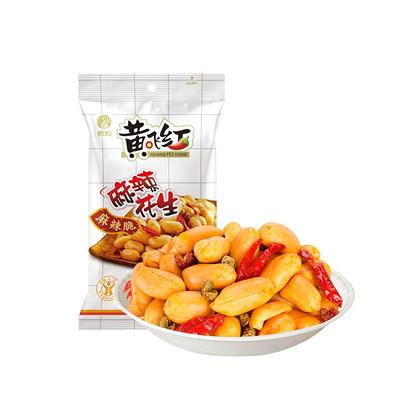 黄飞红麻辣花生大包装零食下酒菜