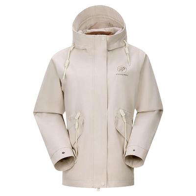 骆驼熊猫系列三合一冲锋衣女款2025新款收腰防风衣户外防水登山服