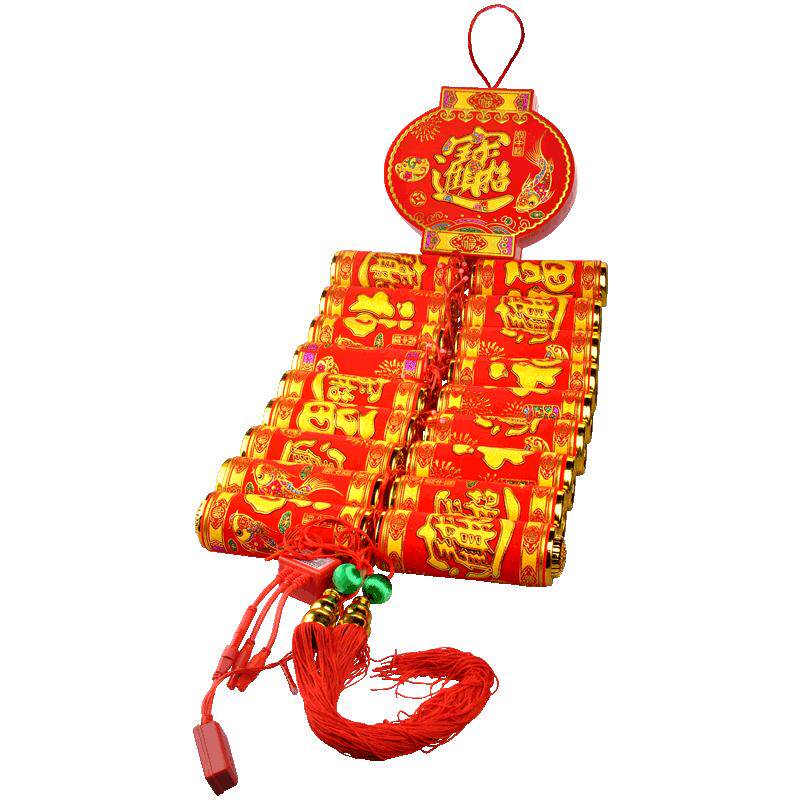 电子鞭炮带响免插电新年乔迁装饰