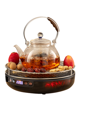 围炉煮茶新款火焰电陶炉套装