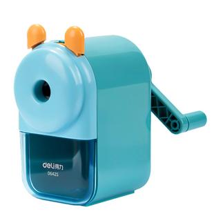 得力卷笔刀大口径手摇转笔刀小学生专用特粗洞洞笔加粗铅笔削笔器铅笔刀儿童粗杆美术生铅笔素描削笔刀削笔机