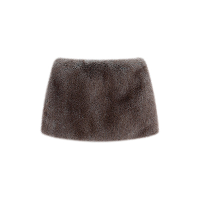 MildRATE原创环保皮草裙裤