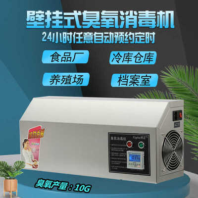 枫花10g壁挂式臭氧发生器臭氧消毒机食品厂单位学校仓库养殖场20g
