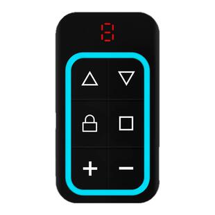 八合一通用型多频对拷门控遥控器充电车库卷帘门道闸伸缩门控制器