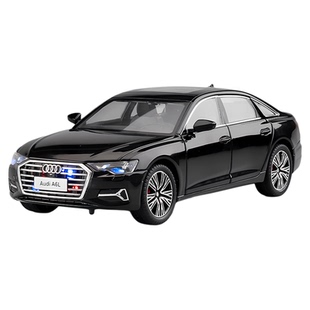 奥迪a6l车模型仿真合金车模1比24汽车模型轿车玩具车男孩收藏摆件