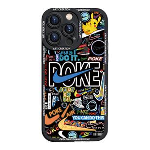 适用苹果13手机壳新款iPhone16promax硅胶12高级感小众17涂鸦皮卡丘8plus全包15pro防摔x好看xsmax潮14软15男