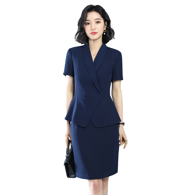 诗璐雅夏季金店销售西服职业套装